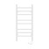 Two electric heated towers Laris lavender Cheka, 300x700 mm, 8 crossbars, right, white