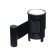 Cassette with an exhaust tape - 280 cm, height - 11 cm, width - 48 mm, black
