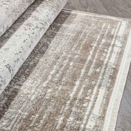 Rectangular carpet Kardolen Marmaris, size 145x300 cm, color Gry/D.Beige-2