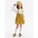 Skirt for a girl on straps, minku, orange color, height 116 cm
