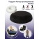 Pillow-ring orthopedic, size 50x50x9 cm, black color