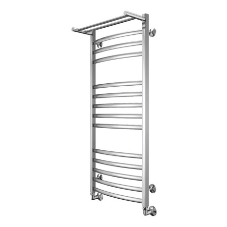 Water towels Larusso "Grand" P14, 500x1200 mm, 546 W, with a shelf, Lower Connect-1