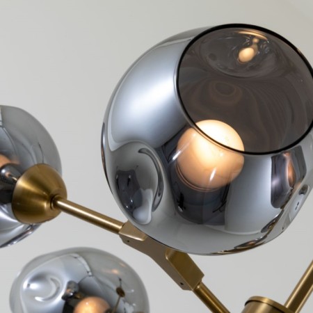 Yuka chandelier, 6x60W E27, Copper color-2