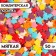 Sprinking confectionery "stars", color, 50 g