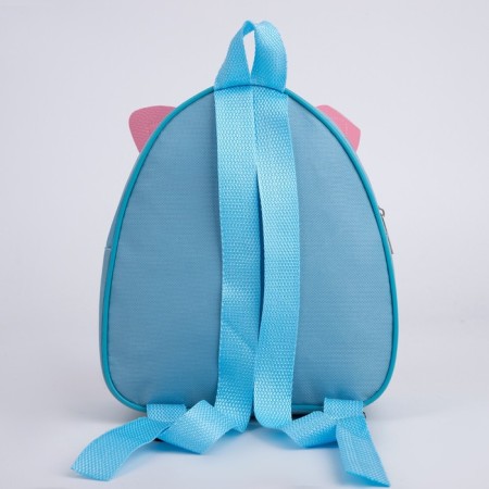 Baby backpack for girls embroidery "Kitik", rn. 23x20.5cm-4