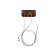 AMBRELLA LIGHT, PURE, FA651, Coffee color suspension set