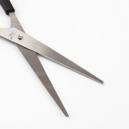 Hairdressers with emphasis, blade - 6.5 cm, black color-3