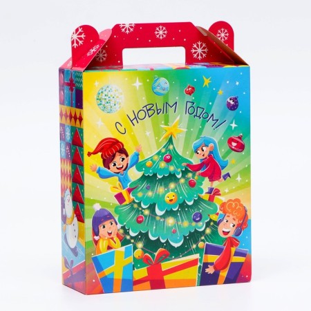 Gift box New Year's fiesta 17 x 7 x 25.5 cm-2