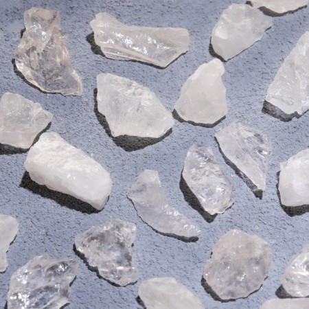 Set for creativity "White quartz", crystals, 100 g, fraction 1-2 cm