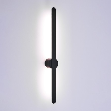 Wall lamp ST LUCE. ST607.442.08. 1x8 W, LED, 4000K, 770 LM, 60x3 cm, black color-3