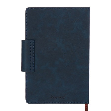 The diary is notathered, A5, 140l, cage, region, on the button, blue-12