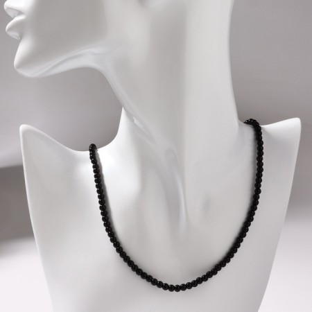 Beads Shar No. 4 "Agat Black", 45cm-3