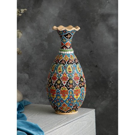 Floor Vase Persia, 44 cm, ceramics, mix, Iran-3