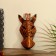 Mask "Zebra" Albezia 19x9x4 cm