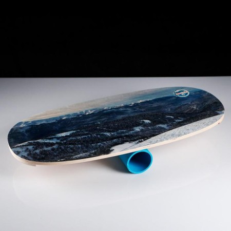 Balance Balance Balassboard "Mountain landscape No. 3" D Roller 9 cm, 75 × 35x1.5 cm