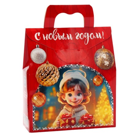 New Year. Gift set of sweets "Kudryashki", 500 g