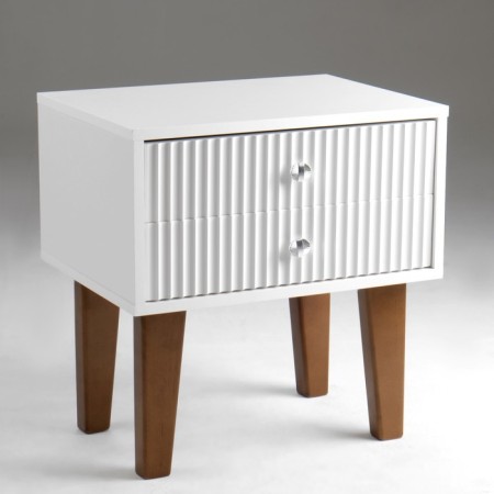 Tumbling bedside Astoria 2, 510x380x530, white/ white MDF 19mm