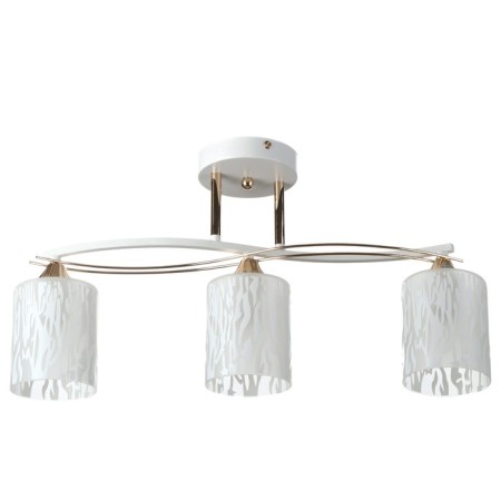 Lust Gallop "Landry" 3x60W E27 White-gold 30x55x55 cm.