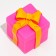 Toiner toy "gift", vinyl, 6.5 x 7.8 cm