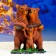 Garden figure "Bear-Semey" 32x25x45cm