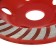 Cup diamond refrigerator scrap, Turbo, 125 mm