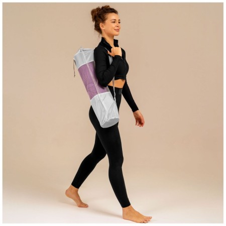 Sangh yoga-brush cover “Flower”, gray color-6