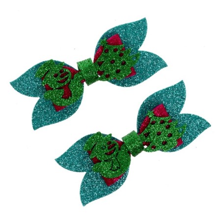 Carnival clamp "Snowman" set 2 pcs., Mix-5