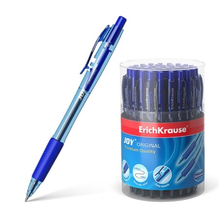 Handle Ball machine Erichkrause Joy Original, Comfortable letter, blue