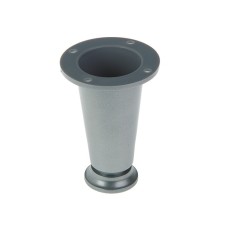 Relief adjustable, H = 100 mm, matte chromium color