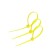 Nylon screed 2.5x100 mm tundra, yellow color, 25 pcs