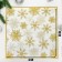 Paper “Snowflakes” napkins, set 20 pcs., Golden color