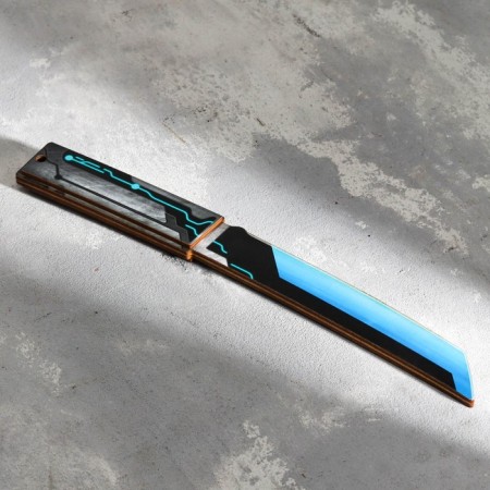 Wooden souvenir "Tanto knife" transistor-4