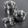 Gretta pan set, 4 items: 1.6l, 2.2l, 3.2l, 4.2l, glass covers, induction