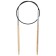 Circular knitting needles, bamboo, 3.0 mm,/40cm, 1 pcs