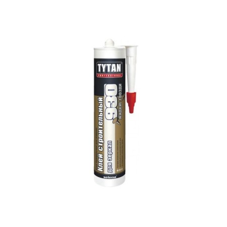 Liquid nails Tytan No. 930, for mirrors, beige, frost -resistant, 380 ml