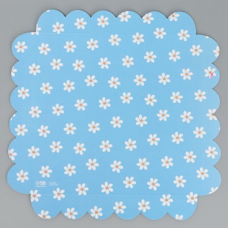Cookie box, confectionery packaging with PVC lid, “for the best educator”, 21 x 21 x 3 cm-6