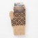 Women's mittens from the Mongol wool "patterns" Beige color, size 17-19