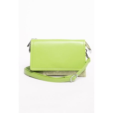Cross-Body Bag, eco-leather, Ludor Green, 23x9x16 cm