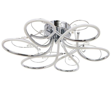 Lamp with PDU 69539/1 LED 102W Dimmer Chrome 71x71x17 cm Bayerlux-1