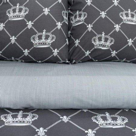 Bed linen "Ethel" 2 joint venture Crown 175x215 cm, 200x220 cm, 70x70 cm -2 pcs, calico-4