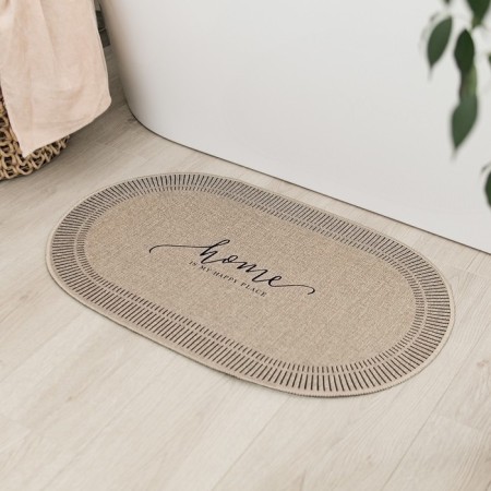 Bathroom mat Ethel "Happy Place", 48x78 cm