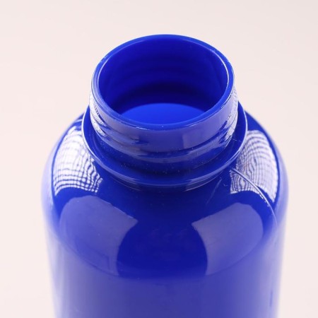 Water bottle, 650 ml, with carbine, 22 x 7 cm, blue-2