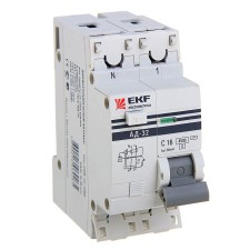 Differential automatic machine EKF Proxima AD-32, 1P+N 2MOD., 16 A, 30MA