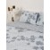 Bedding duet sarin, size 200x215 cm, 145x210 cm - 2 pcs, 50x70 cm - 2 pcs