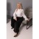 Female blouse, size 44, white color