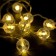 Garland “thread” 5 m with nozzles “soccer ball”, ip20, transparent thread, 30 LED, glow warm white, 8 modes, 220 V