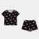 Female pajamas (T -shirt and shorts) KAFTAN EGG p. 44-46, black
