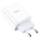Network charger Hoco C97A, 1 USB, 1 Type-C, 20 W + 18 W, PD + Qc, white