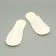 Disposable slippers, Light standard, milk / white, with a closed cape, 42 p.