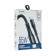 Type-C cable-Type-C, 3 A, 66 W, fast charging, fabric braid, 1 meter, gray